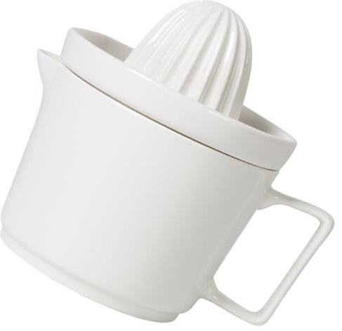 ABOOFAN Presse-agrumes Manuel Céramique Pour Citron Et Extracteur De Jus Pratique Avec Tasse Intégrée Facile à Nettoyer Pour Cuisine Et Maison