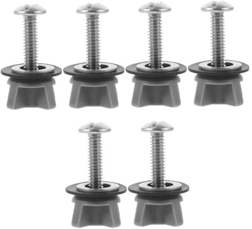 Lurrose 3 Sätze Wc Sitz Schraube Schrauben Für Toilettensitzbezüge Toilettensitzschrauben Deckel Austausch Der Wc-sitzmuttern Toilettenreparaturset Eisen-bauchmuskeln 2 Stücke * 3