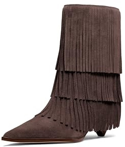 Michael Kors Women's Jayla Heeled Bootie, Chocolate, 7.5