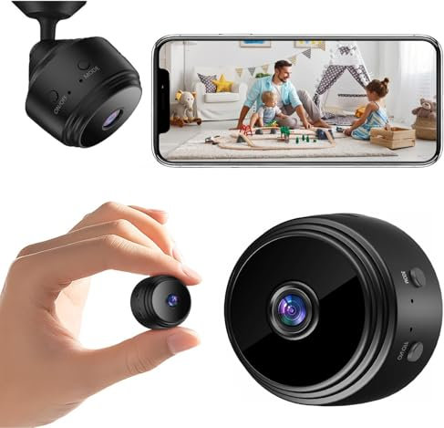 Mini Spy Hidden Camera,WiFi Hiddens Camera Wireless Indoor Secret Camera,1080P HD Wireless WiFi Magnetic Hidden Cameras,Cloud & SD Storage,APP Control,Motion Detection & Night Vision for Indoor/Home