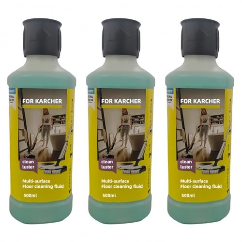500 Ml Di Soluzione Detergente Multiuso Per Pavimenti RM536 Al Gusto Di Limone. Compatibile For Karcher FC5 FC3 FCV4 FC Series, Aspirapolvere Umido E Secco(3pcs)