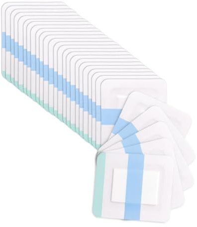 30 PCS Benda Trasparente Impermeabile, 6x7cm, Cerotti Post Operatori con Pellicola PU Traspirante, Cerotto Impermeabile Post Operatorio e Waterproof Bandage per Ferite e Tatuaggi