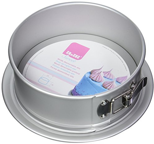 IBILI 815323 - Molde Desmontable Profundo, Aluminio, Gris, 23 x 23 x 8 cm