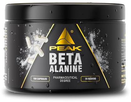PEAK Beta Alanin - 150 Kapseln I Aminosäure I Muskeltraining I Muskelausdauer I zur täglichen Einnahme I Pre Workout I hochdosiert