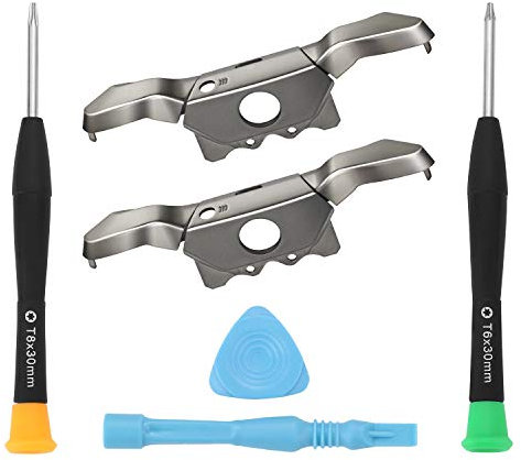 Sthetix 2021 Lot de 2 gâchettes de rechange LB RB – Version ultra durable + kit de réparation de tournevis T6 T8 compatible avec manette Xbox One Elite