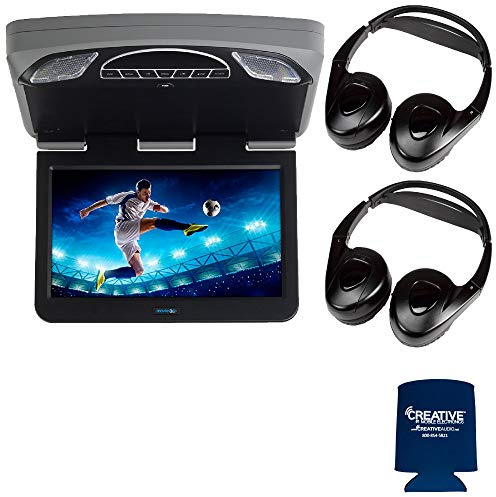 Audiovox Overhead Mobile Video MTGBAVX13 13.3 High Def System with DVD and HDMI with 2 Pair of Headphones