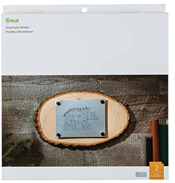 Cricut Aluminiumfolien, 20,3 cm x 20,3 cm (8 x 8) (2 Stück)