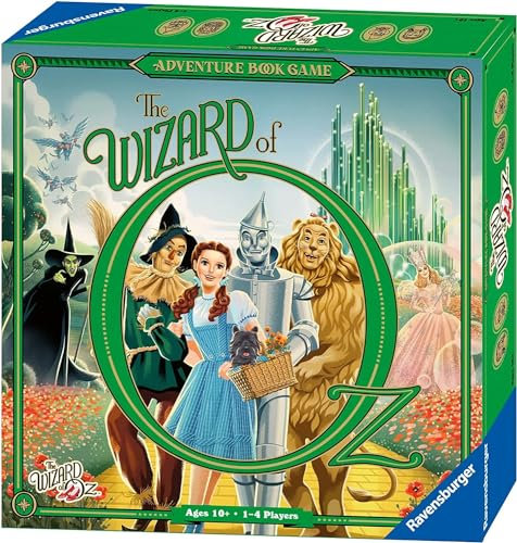 Ravensburger The Wizard of Oz Adventure Book - Family Strategy Board Games for Kids and Adults Age 10 Years Up - 1 to 4 Players