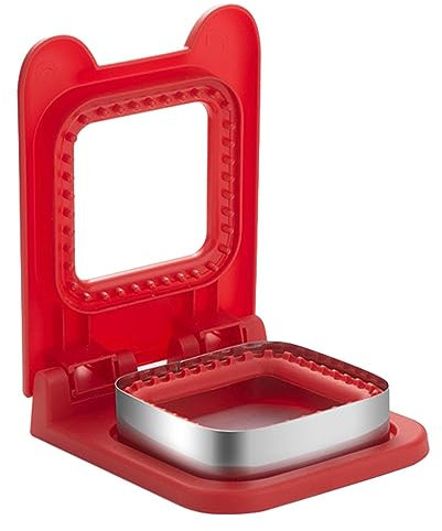 Sandwich Cutter, Sandwich Cutter & Sealer 12.5*16.5cm, Anti-Spill Sandwich Press Mould, Square Sandwich Cutter, Biscuit Pancakes for DIY Bread Sandwich Make My