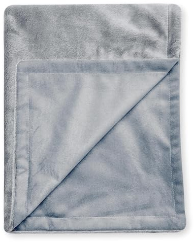 4L Textil Hundedecke flauschig für kleine Hunde und Katzen Katzendecke Hundedecke für unterwegs Kuscheldecke Hund Katzen Kuscheldecke Hundedecke Sofaschutz waschbar grau 120x100