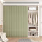 Cortinas a prueba de polvo para estantes de cocina, cortinas plegables para debajo del fregadero, para armarios, baño y lavadora, muebles fáciles de instalar (verde, 50 x 80 cm)