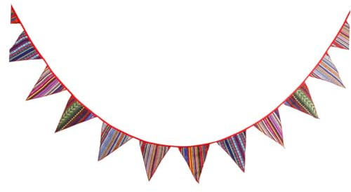 Zerodeko Outdoor Flag Pole Festival Bunting Style Pennant Decorations Party Supplies