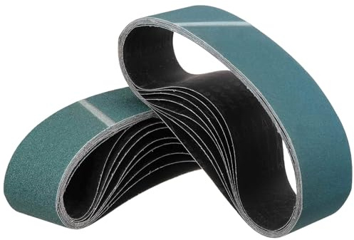 Kozelo 24 Piezas Banda de Lija 4 X 36 Pulgadas Zirconia Abrasivo