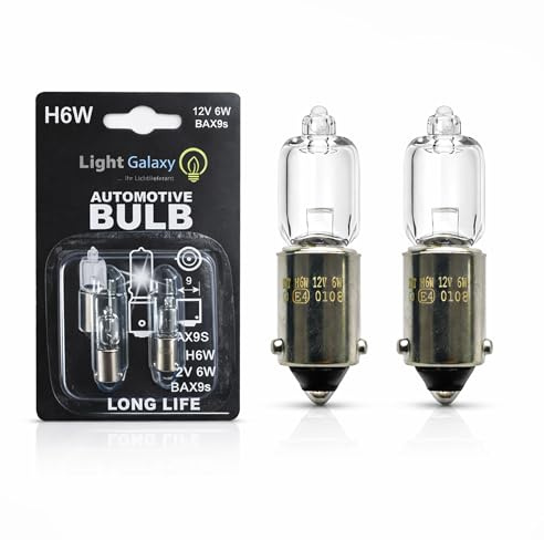 Light Galaxy ... Ihr Lichtlieferant H6W 12V 6W BAX9s Autolampen Standlicht Parklicht Kennzeichenlicht Innenraumlicht Menge 2 St