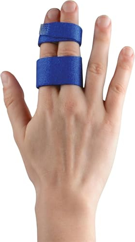 Thuasne - Bandes de Maintien Doigts - Reprise Sportive après Entorse, Luxation, Fracture - 2 Bandes Indépendantes, Souples et Élastiques - Dispositif Médical CE - TU (Nouvelle version)
