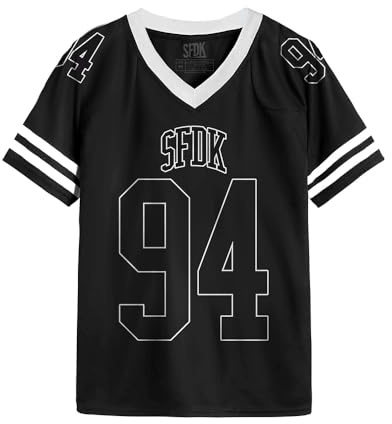 SFDK Camiseta Deportiva Microperforada 94 HARDGAME, Algodón, Manga Corta, Unisex, Estilo Urbano, Negro (FR/ES, Letras, S, Regular, Regular)