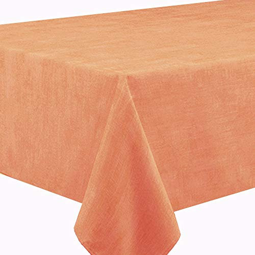 Gartentischdecke Tischdecke Sabrina Eckig Orange 135 x 200 cm mit Lotus Effekt Größe & Farbe wählbar