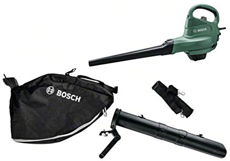 Bosch Home and Garden Soplador de hojas, Aspirador de hojas UniversalGardenTidy (1800 W, velocidad de flujo de aire: 165-285 km/h, en caja), (L x B x H) 500 x 360 x 294 mm