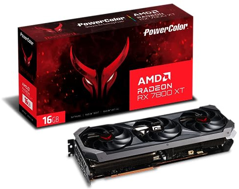 Powercolor Radeon RX 7800 XT Red Devil OC (16GB GDDR6/PCI Express 4.0/2565MHz/19500MHz)