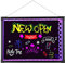 Tableau publicitaire lumineux à LED, 50 x 70 cm, avec télécommande et 8 stylos fluo, design de bricolage, pour café, bar, restaurant, mariage
