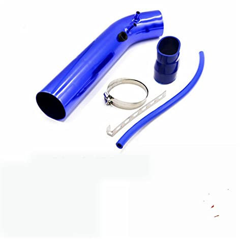 CXVFY Air Admission Universal 3 76mm Aluminium Racing Voiture Cold Air Pipe Filtre De Tuyau De Conduite Voiture UNIVERSEL Kit De Filtre De Sport(Rot)