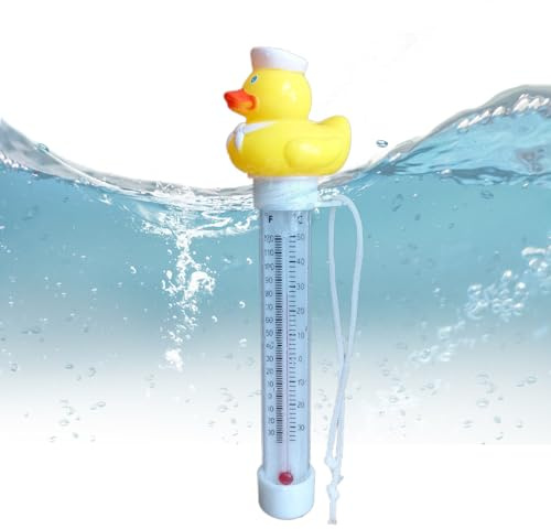 Badetemperaturmesser Baby, Pool Temperaturmesser Schwimmend, Schwimmendes Wasserthermometer, Cartoon Schwimmbad Thermometer Pool Für Spas, Badewannen Und Schwimmbäder, Wassertemperatur Regeln
