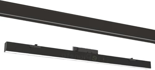 BARRA LED 40W Lineare per Binario Trifase elettrico Nero pista guida track 220V lampadario sistema di illuminazione modulabile per vetrina showroom negozio casa