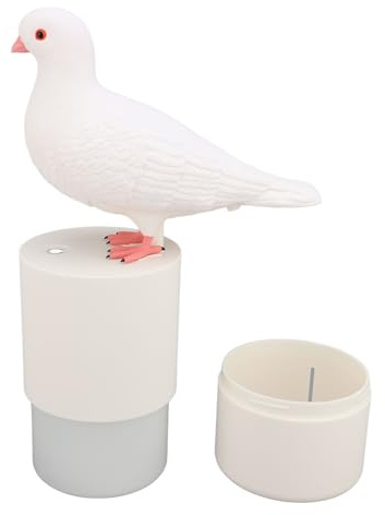 generic Touchless Automatic Foam Soaps Dispenser med Bedårande Fågeldesign, Påfyllningsbar ABS för Kök/badrumsbänk, Innehåller 2 Brusande Surfplattor, Batteridriven