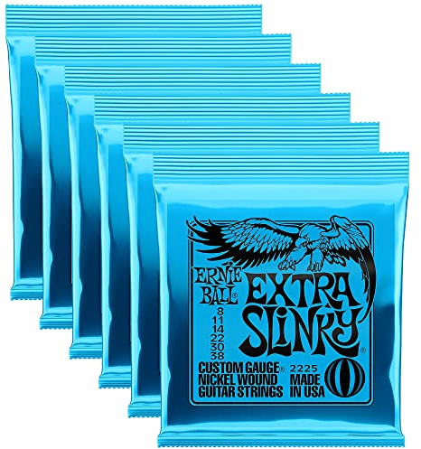 Ernie Ball 2225 Extra Slinky 8-38 (6er-Pack)