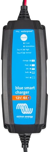 Victron Energy Blue Smart IP65 12-Volt 4 amp 230V Chargeur de Batterie, Bluetooth (CEE 7/16)