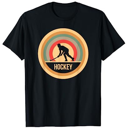 Retro Vintage Feldhockey Geschenk für Hockeyspieler T-Shirt