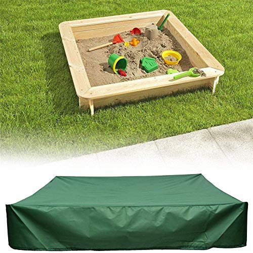 Molinter Sandkastenplane Abdeckung für Sandkasten Abdeckplane Sandkastenabdeckung Plane Gartensaunas Whirlpools (120 * 120cm)