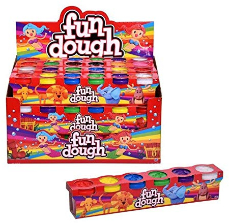 HTI Play Dough 6 Pack - 6 Colors - Age 3+