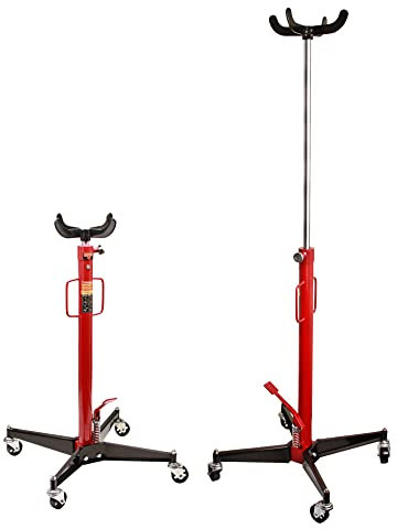 otgerlensker products Getriebeheber 500KG Motorheber hydraulik | Arbeitshöhe: 112cm - 188cm | stufenlos regulierbar | 4 kugelgelagerte Lenkrollen | Spannweite 33cm | hydraulisch