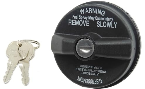 HISports Abschließbarer Tankdeckel 05278655AB,Tankdeckel Kompatibel Mit Chrysler, Dodge, Ram 1500 Ersetzt 0527 8655AB, 5278655AB