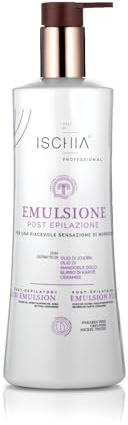 Sali di Ischia Pro [500 ml] - Emulsione Post Epilazione - rimozione efficace dei residui di cera, idratante e lenitiva - olio di jojoba, olio di mandorle dolci, burro di karitè, sali termali.