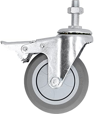 Rotelle, Forte capacità di Carico Rotelle di Sicurezza per Ampie Applicazioni per Scaffali di Apparecchiature Mediche (Ci sono i freni)