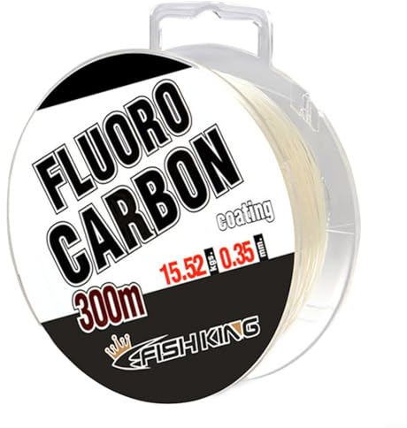 CWOQOCW Línea de pesca de fluorocarbono, 300 m, 0,3-0,5 mm, línea de fibra de carbono, resistente al agua y resistencia a la abrasión (0,3 mm)