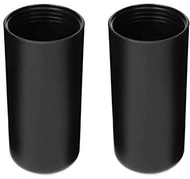 PGX Lot de 2 coques de protection de batterie pour microphone sans fil Shure PGX2/SM58 Noir