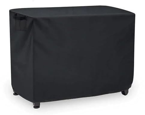 Stazione di preparazione esterna impermeabile con forno per pizza e copertura per grill, carrello da pranzo portatile per barbecue a gas e cucina all'aperto (84 x 61 x 81 cm)