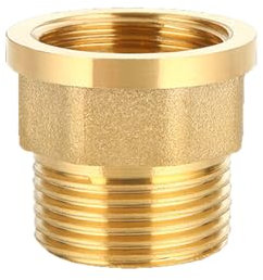 XSDSM Tap Reducer Connector G1 Internal Thread * G1 External Thread Octagonal Brass Reducer for Pipe Conversion Connection