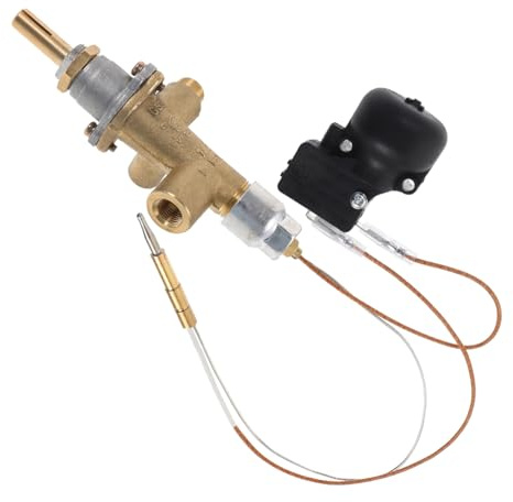 Warmhm Kit Thermocouple de Remplacement 1 Set pour Chauffage Extérieur | Sonde Pratique, Arrêt Automatique et Protection la Surchauffe, Alliage Plastique et Laiton