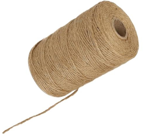 WRITWAA Cuerda Macrame De Yute Natural Decorativa para Manualidades Resistente Hilo De Jardinería