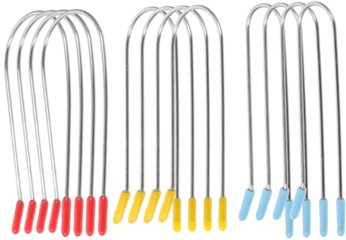 WOONEKY Pinzas para Permanente de 24 Piezas de Acero Inoxidable 304, Abrazaderas en Forma Rulos Calientes, Ideales para Uso Doméstico y Peinados DIY