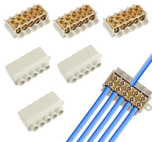 HUAREW 1 in Multiple Out 80A Quick Wiring Splicing Terminal Connectors