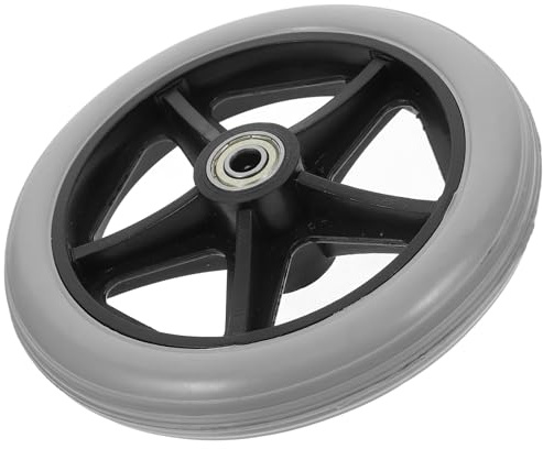 ABOOFAN Roulettes de Rechange pour Chaise de Bureau 15 Cm à Rotation 360° Universelles, Roue Pivotante Silencieuse, Montage Facile pour Fauteuil Roulant et Mobilier de Bureau