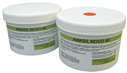 AWASIL NOVO 40 - Masilla moldeable para moldear (silicona, 1 kg)