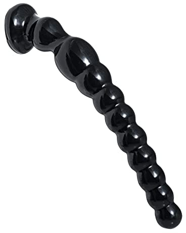 Analplug mit 10 Anal Kugeln Analdildo mit Saugnapf,Realistischer Dildo 26cm Buttplug für Frauen Männer Anal Masturbation Prostata Stimulation Penis Nachbildung Sexspielzeug (Beige/Medium)