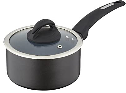 Tower T80356 Cerasure 16 cm Saucepan with Non-Stick Coating, Suitable for all Hob Types, Graphite
