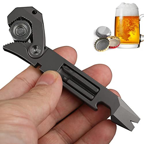 Fulenyi Titan-Hebeleisen | Kompakter, rostfreier EDC-Schraubenschlüssel, tragbar | EDC-Werkzeuge und -Gadgets Brecheisen-Werkzeuge Hand-Outdoor-Camping-Ausrüstung EDC-Multifunktionswerkzeuge